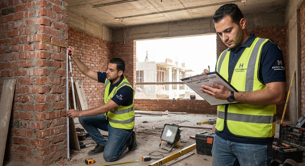 خطوات التصميم الداخلي ومعاينة الموقع هندسياً